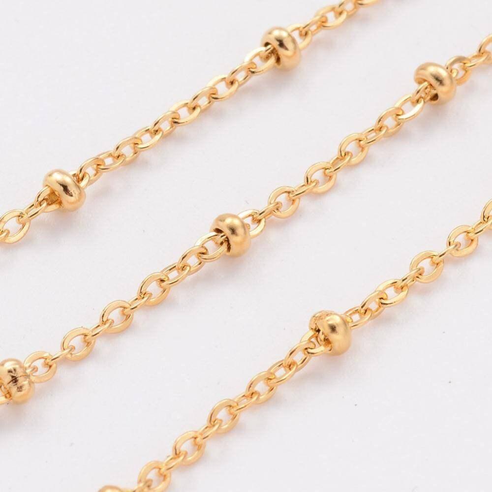 ERREUR Chaine satellite dorée 14K ,fourniture créative,chaine bijou,chaine dorée, chaine dorée,,grossiste chaine,2mm, x1 mètre G5300
