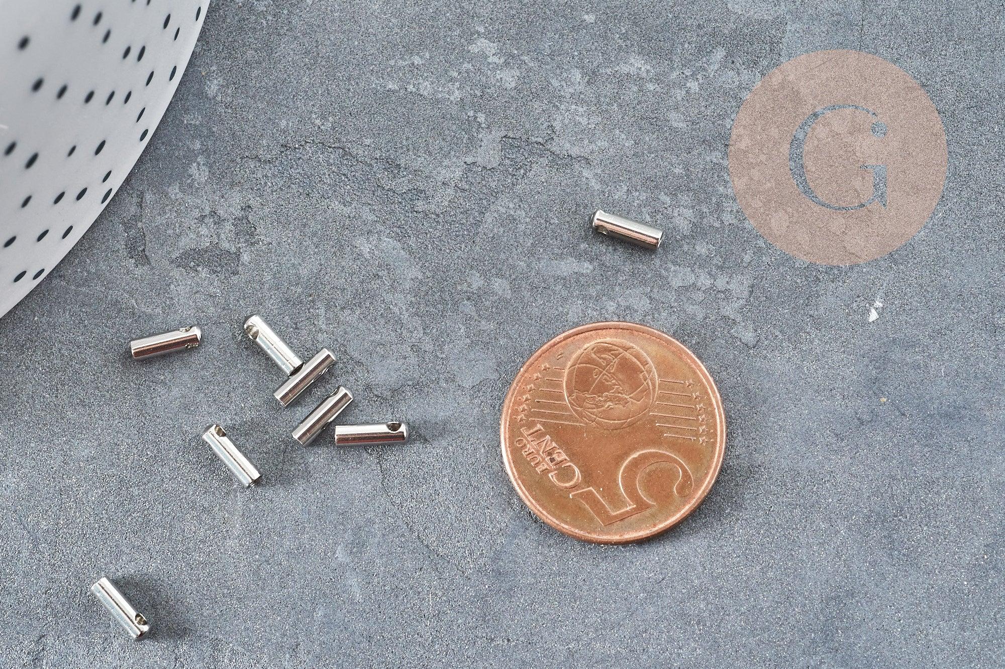 Embout chaîne acier 304 inoxydable doré 17.5mm, x1 (G2307)