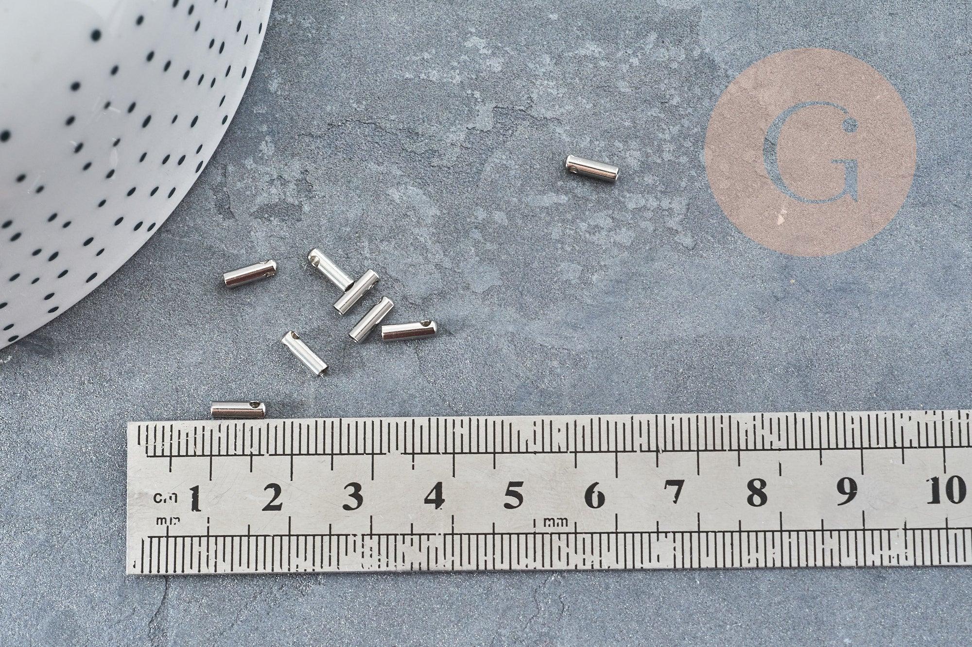 Embout chaîne acier 304 inoxydable doré 17.5mm, x1 (G2307)