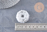 Emporte-Pièce Pâte polymère rond Fleur tournesol créole interchangeable 30mm, x1 (G10996)