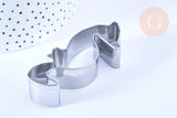 Emporte-pièce hippocampe en acier inoxydable 7.5cm, x1 (G4820)
