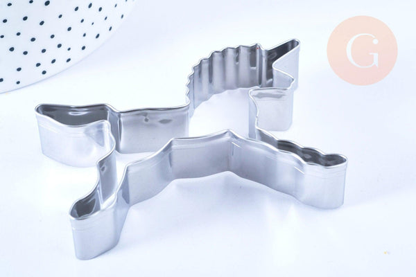 Emporte-pièce licorne, Moule patisserie, emporte-pièce en acier inoxydable pour cuisine gateau et loisirs créatifs,8.3cm, x1 G5087