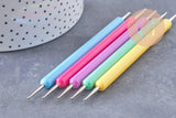 Ensemble de 5 Outils Polymère Multistage plastique multicolore– 13.2cm , x1 (G10263)