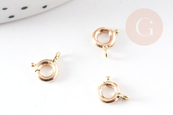 Fermoir marin gold-filled 5mm, x1 (G1357)