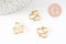 Fermoirs crochet M acier 304 inoxydable doré 12.5mm, x2 (G9722)