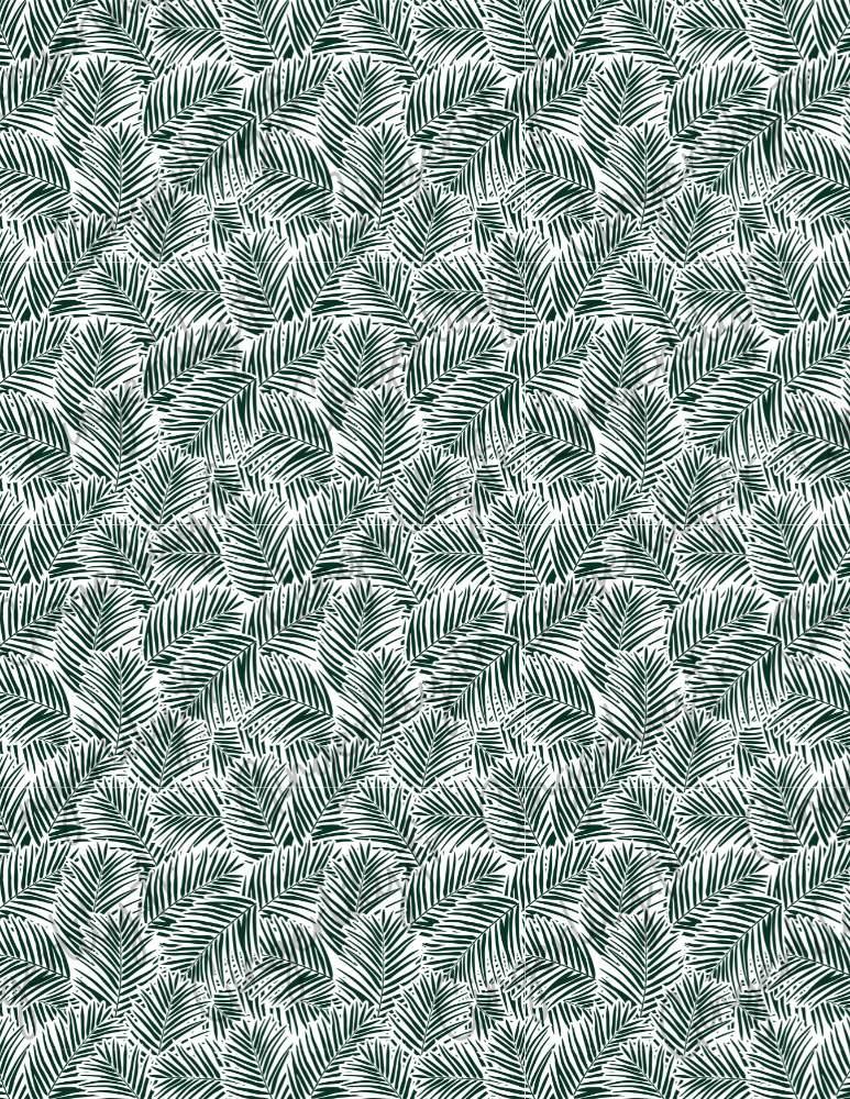 Feuille de transfert polymère – Feuilles de palme Kaki 14x10 cm, x1 (G10767)