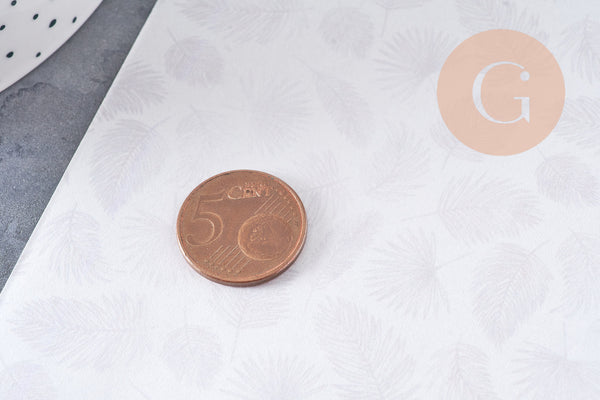 Feuille de transfert polymère – Feuilles grises 14x10 cm, x1 (G10777)