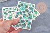 Feuille de transfert polymère – Feuilles tropicales x1 (G10548)