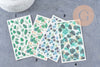 Feuille de transfert polymère – Feuilles tropicales x1 (G10548)