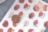 Feuille de transfert polymère – Motif Bulle Automne 14x10 cm, x1 (G11008)