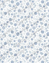 Feuille de transfert polymère – Motif Hiver bleu 14x10 cm, x1 (G10780)