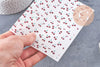 Feuille de transfert polymère – cerises 14x10 cm, x1 (G10765)