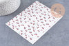 Feuille de transfert polymère – cerises 14x10 cm, x1 (G10765)