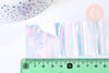 Feuille holographique pour création de bijoux 40x3mm, inclusion résine ou création pâte polymère, la feuille G5904