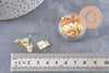 Feuille métal doré, feuille d'or pour création de bijoux, inclusion résine ou création pâte polymère, boite de 4 gr, x1 (G3504)