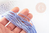 Fil à broder polyester dégradé bleu violet 0.5mm, fil original, pour bracelet brésilien, fil à broder ou scrapbooking, x8 mètres G9354
