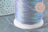 Fil bleu irisé métallisé 0.4mm, x5 ou x10 Mètres (G2472)