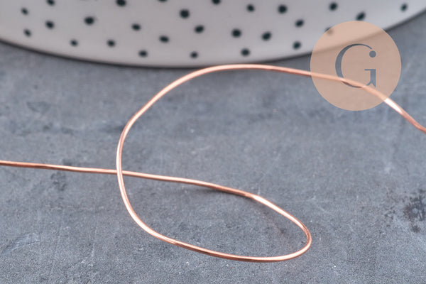 Fil de cuivre brut 0.8mm, x1 mètre (G10880)