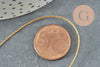 Fil doré métallisé 0.8mm, x5 ou x10 mètres (G0923)
