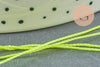 Fil jaune fluorescent nylon pour broderie couture bijoux 0.8mm, x 10 Mètres (G2882)