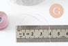 Fil pour tissage de perles delica miyuki nylon rose 0.1mm, x1 rouleau de 46 mètres (G10564)