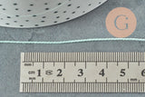 Fil vert clair métallisé 0.8mm, x10 Mètres (G2113)