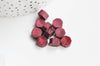 Granulés cire bordeau à cacheter, fourniture pour création de sceaux personnalisés pour sceaux et invitations de mariage DIY, x100 (G3281)