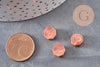 Granulés cire cuivre nacré à cacheter, fourniture pour sceaux personnalisés pour sceaux et invitations de mariage DIY, x100 (G3974)