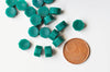 Granulés cire verte à cacheter, fourniture pour création de sceaux personnalisés pour sceaux et invitations de mariage DIY, les 100,G3282