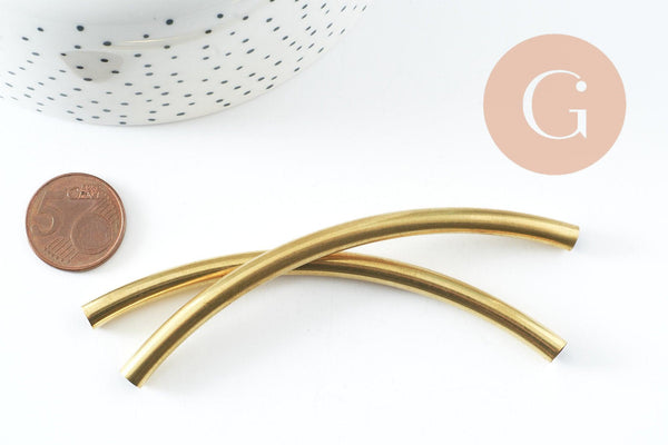 Gros tubes laiton brut 100m, x2 (G0163)