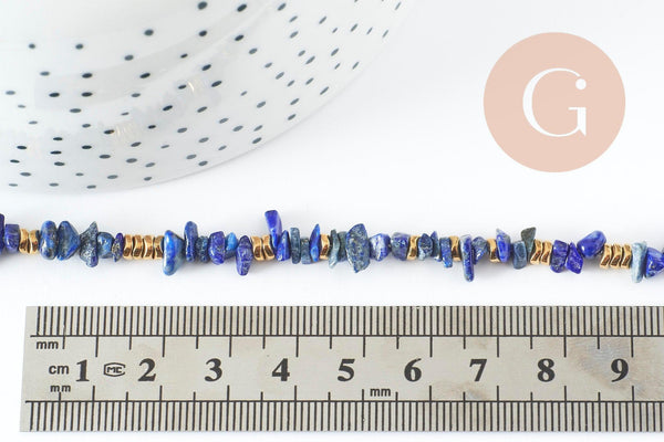 Kit Collier pierre naturel, Coffrets et kits pour la création de bijoux fantaisie DIY x1 (G7429)