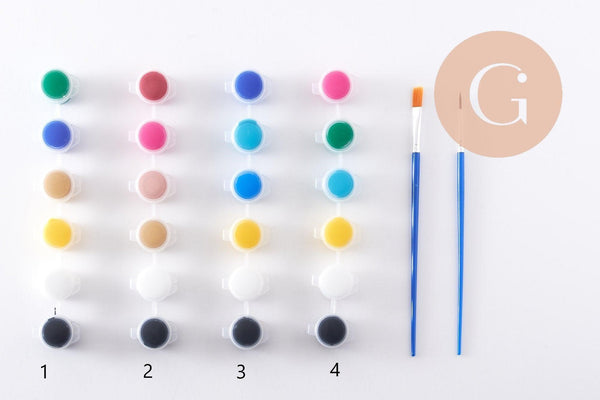 Kit création Boucles d'Oreilles Bois à peindre x3 paires (G9879)