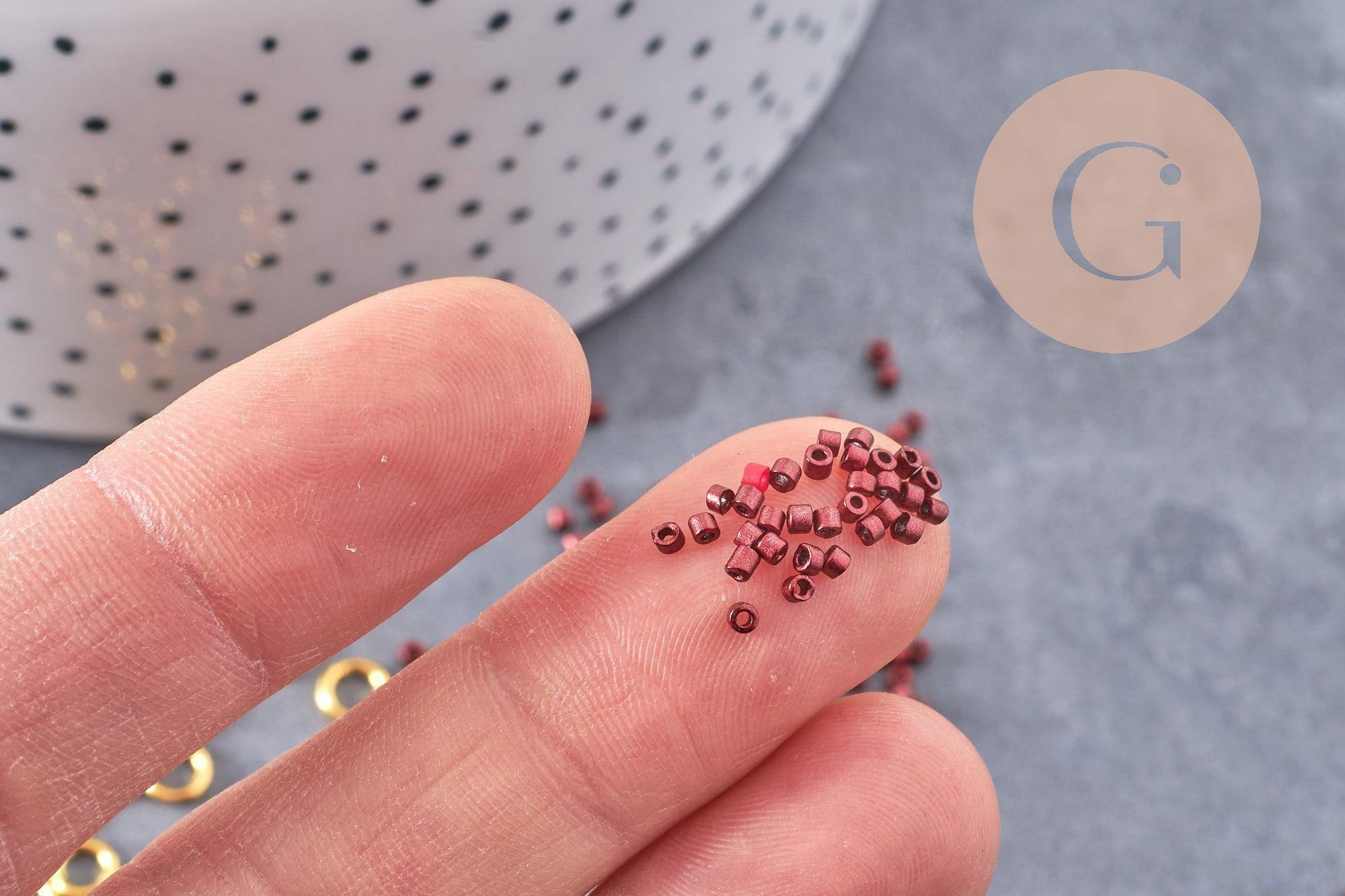Kit de perles rocaille façon Miyuki Mix Rose, x1 (G9189)