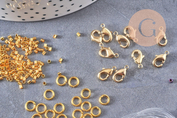 Kit de perles rocaille façon Miyuki Mix bleu, x1 (G9194)