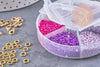 Kit de perles rocaille façon Miyuki Mix violet, x1 (G9191)
