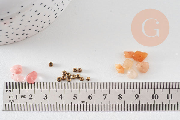 Kit mix de perles 18 couleurs pierre Lithothérapie x1 (G10956)