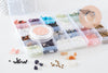 Kit mix de perles 18 couleurs pierre Lithothérapie x1 (G10956)