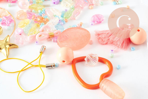 Kit mix de perles SUNSET, Coffrets et kits pour la création de bijoux fantaisie DIY, x1 G9412