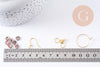 Kit mix de perles heishi vert caramel, Coffret et kit pour création de bijoux fantaisie, x1 (G9997)