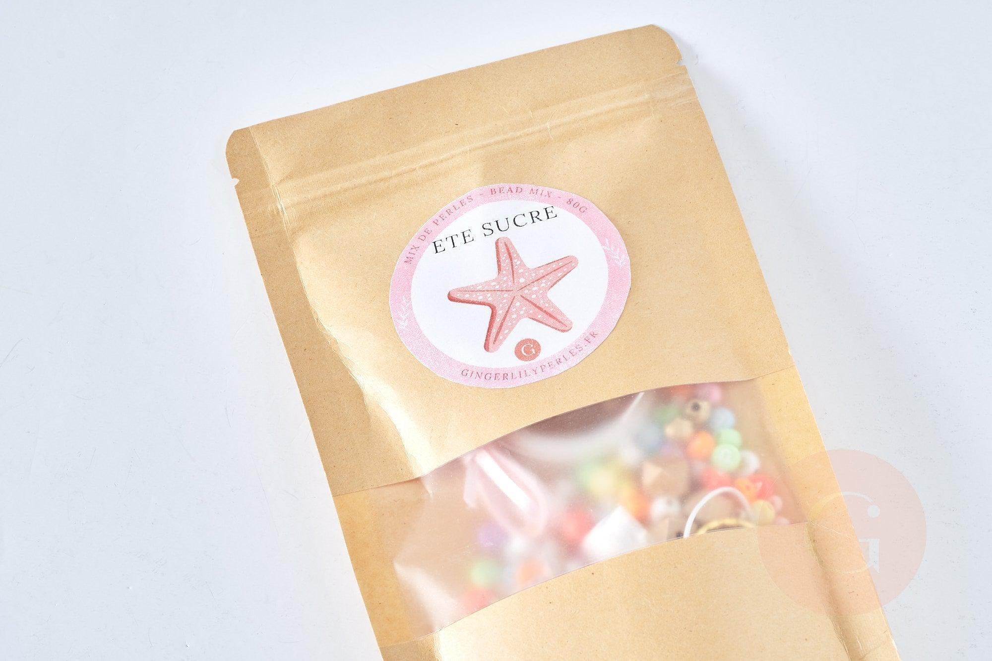 Kit mix de perles pastel Ete sucré x1 (G8165)