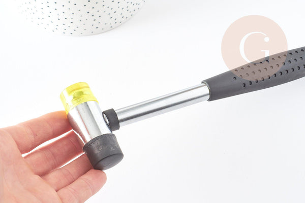 Maillet marteau platique pour fabrication bijoux, x1 (G1120)