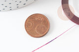 Masking tape ongles rose fuchsia laser, masking tape,adhésif papier, scrapbooking,nail art, décoration,1mm x 20mètres G1334