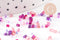 Mélange perles rocaille camaïeu rose fuchsia violet, x10gr (G9510)
