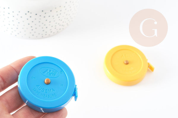 Mètre couturière enrouleur automatique souple 150cm, x1 (G0906)