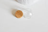 Mini cloche en verre et support en liège 36.5mm, x1 (G0763)