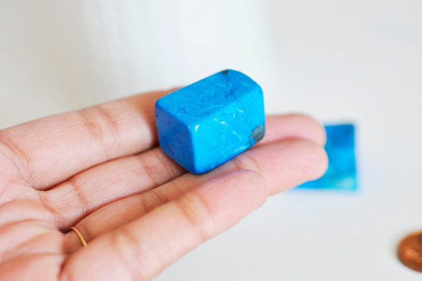 Morceaux howlite turquoise, fournitures créatives,pierre brute,howlite naturelle, pierre semi-precieuse,création bijoux,la pierre G247