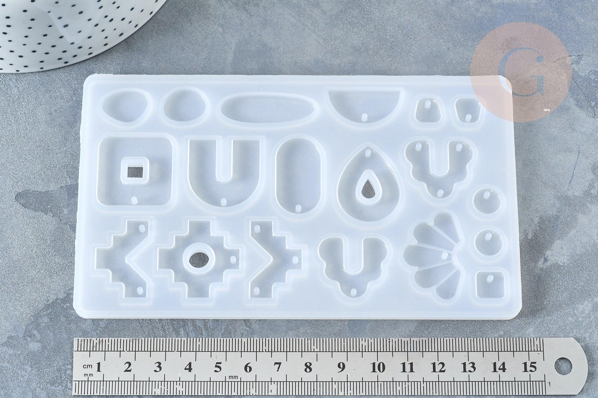 Moule pour fabrication pendentif résine 90x150mm, x1 (G7754)