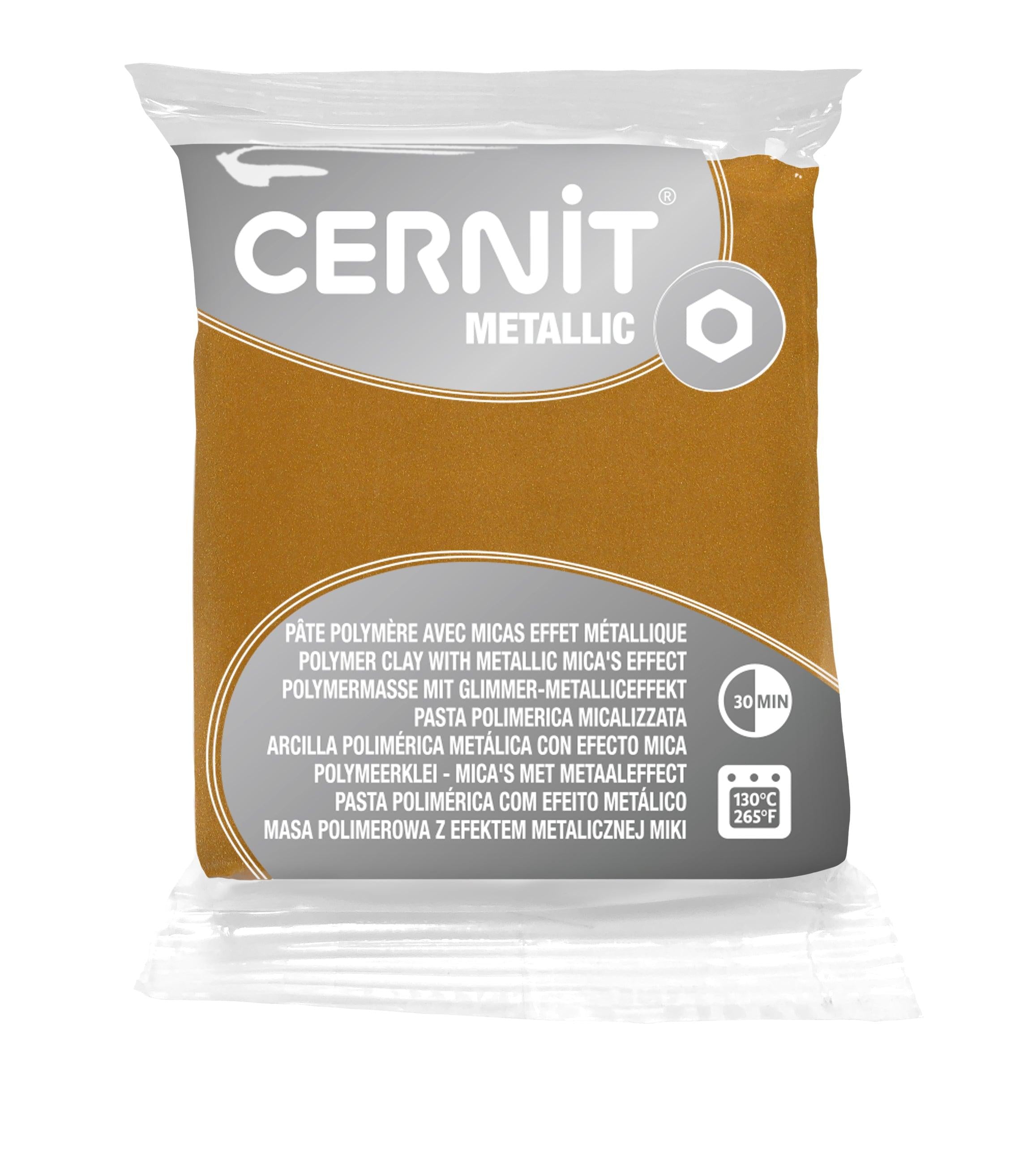 Pâte polymère Cernit METALLIC - Or x56g (G10452)
