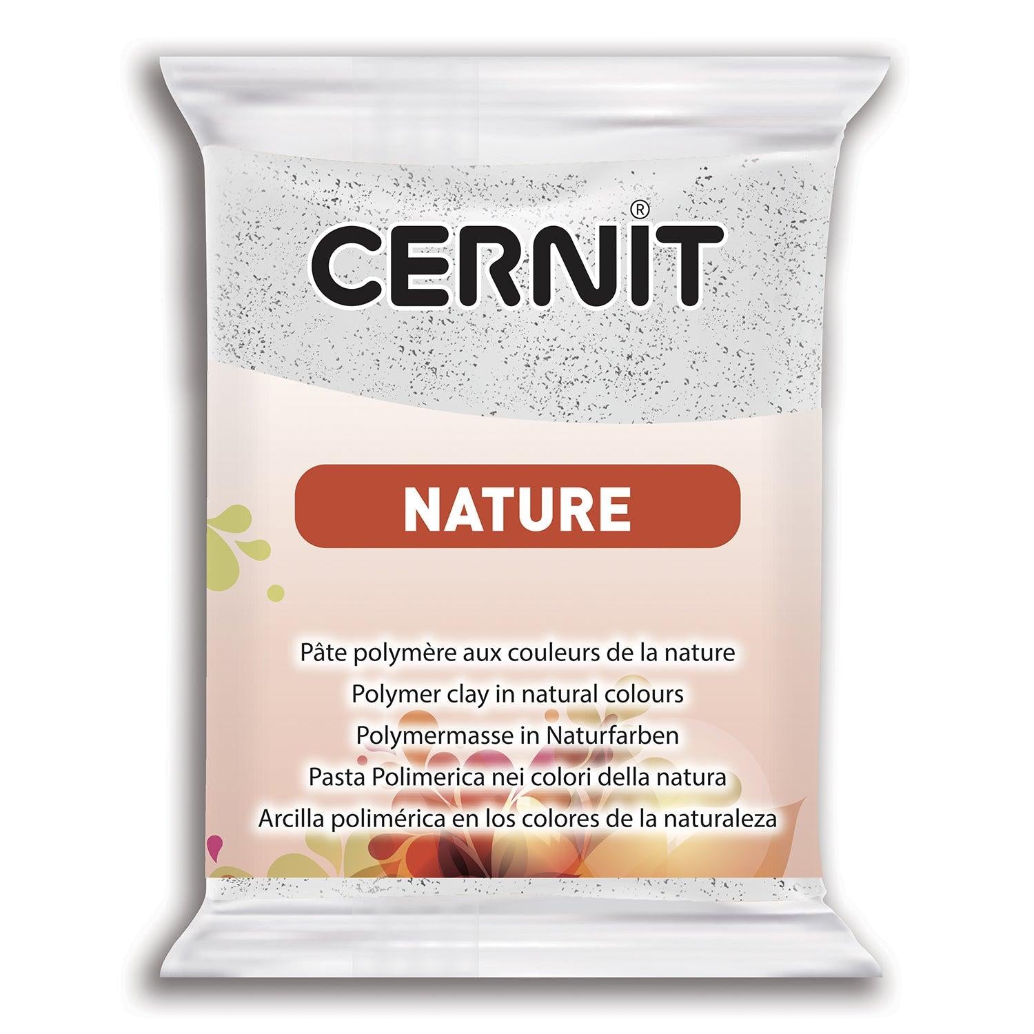Pâte polymère Cernit NATURE - Gris Granit x56g (G10464)