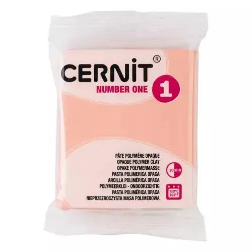 Pâte polymère Cernit Number one opaque - Orange Margose x56g (G10427)